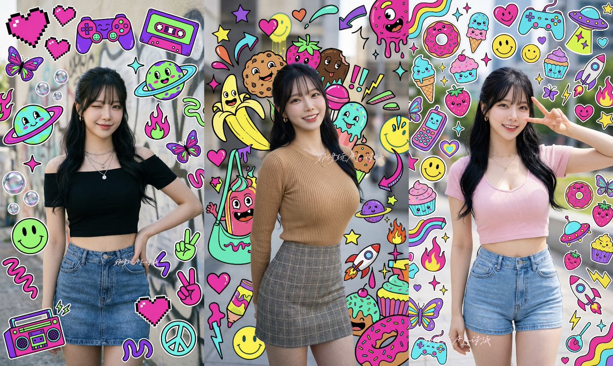 Modern abstract art with vibrant colors and geometric patterns generated by AI